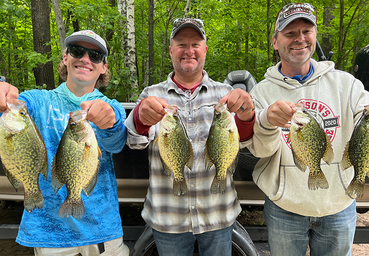 Crappie fishing in the Grand Rapids area with John Landsbereg