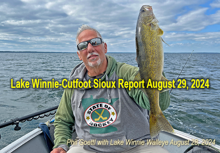 image liks to fishing report from Cutfoot Sioux and Lake Winnie