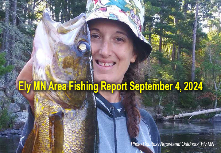 image links to fishing report from Ely Minnesota