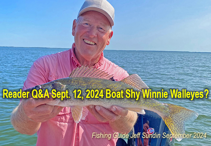 image links to reader question about walleyes on Lake Winnibigoshish