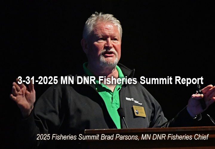 image links to report from the 2025 Minnesota DNR Fisheries Summit meeting