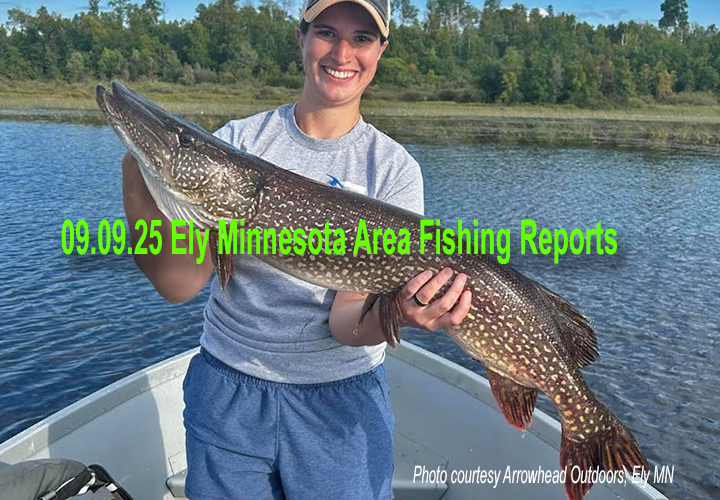 image links to fishing report from the ely minnesota area by Arrowhead Outdoors