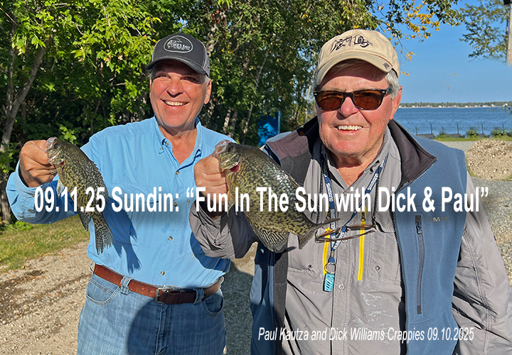 image links to crappie fishing report by Jeff Sundin 