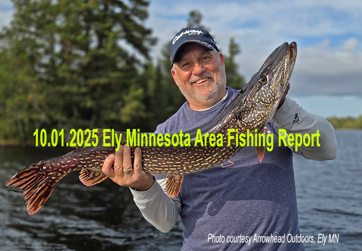 image links to fishing report fron the Ely Minnesota area