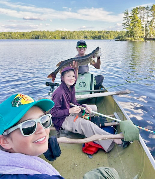 image of family fishing trip to the BWCA and Ely Minnesota region