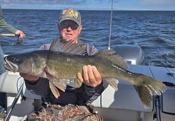 image provided by Arnesen's Rocky Point Walleye Charters