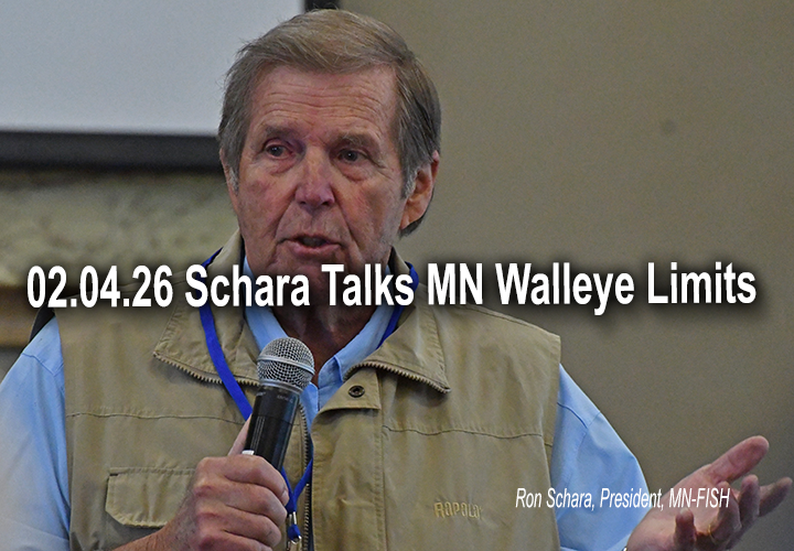 image links to fishing article about interview with Ron Schara about Minnesota's walleye limits