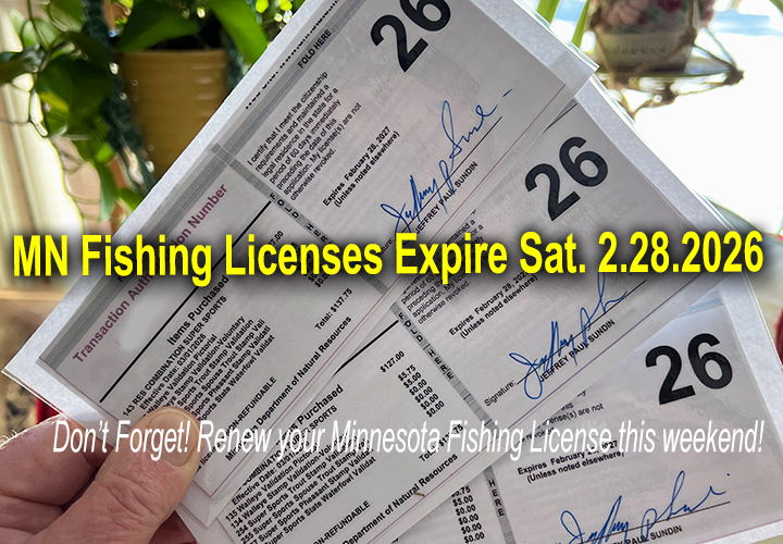 image links to story about renewing Minnesota Fishing Licenses for 2026