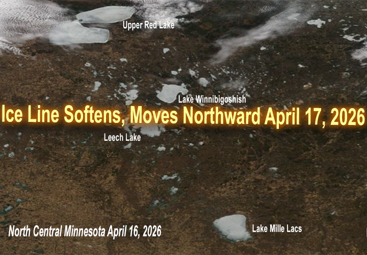 image links to article about ice out in Minnesota