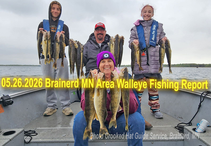 image links to fishing report by Joe Billiar fro the Brainerd Lakes area