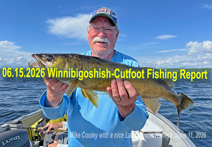 imge links to fishing report by Bowen Lodge on Lake Winnibigoshish