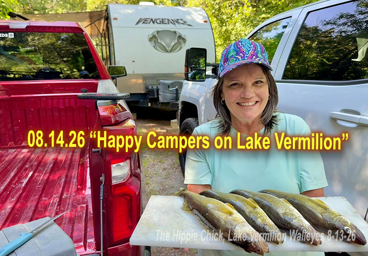 image links to fishing report from Lake Vermilion by Jeff Sundin
