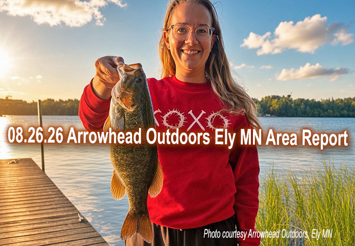 image links to fishing report from the Ely Minnesota area