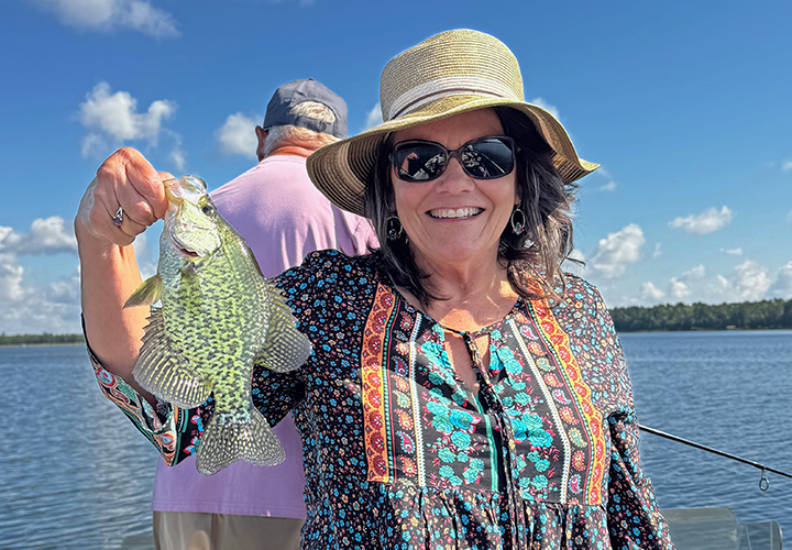 image of the Hippie Chick with nice crappie