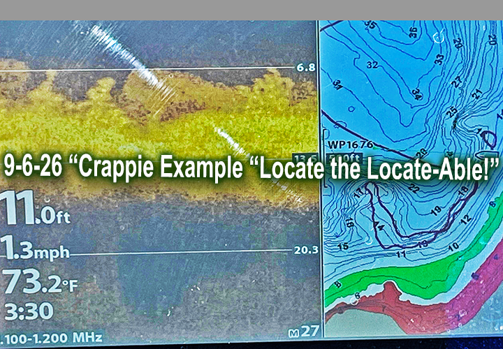 image links to fishing report by Jeff Sundin about catching crappies