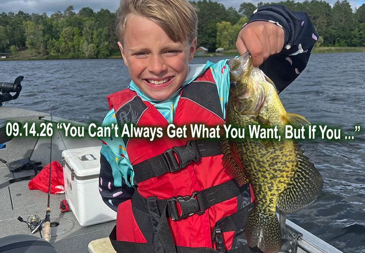 image links to fishing report by Jeff Sundin about the Grand Rapids Minnesota area