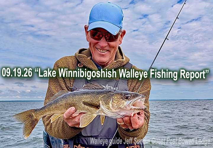 image links to fishing report for Lake Winnibigoshish by Jeff Sundin